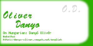 oliver danyo business card